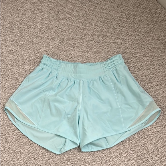 Lululemon Hotty Hot Athletic Shorts, light blue - Picture 1 of 3